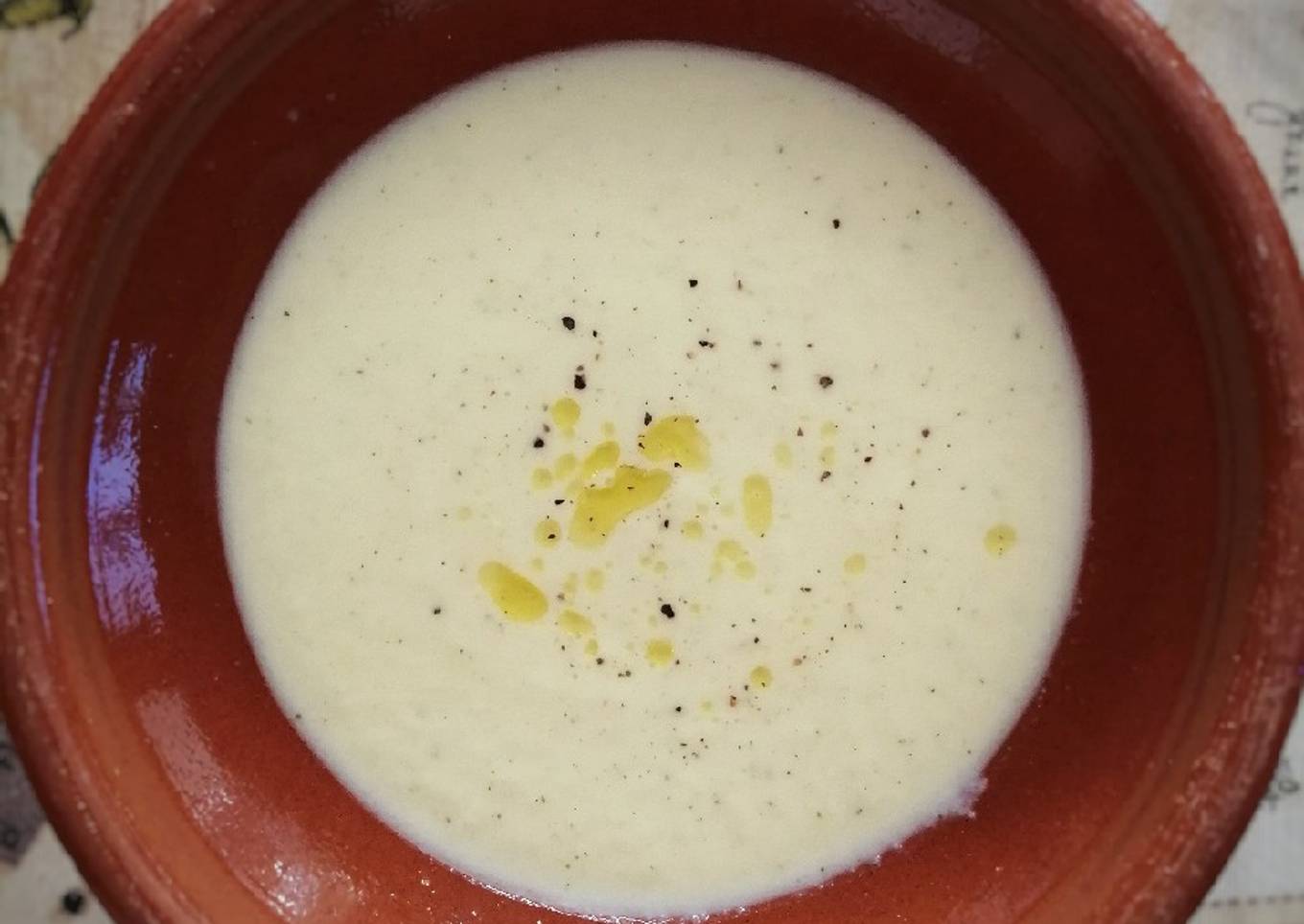 Sopa fría de manzana y pepino