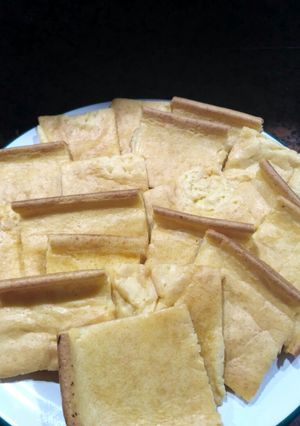 Una foto de Fainá de queso! Muy fácil en licuadora