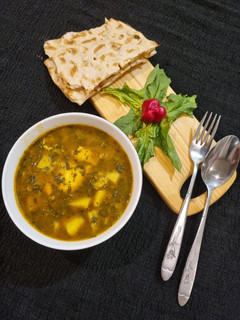 عکسی از دستور اشکنه اسفناج(چالش اهل کجایی؟)