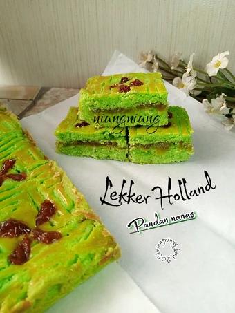 Cara Gampang Menyiapkan Resep Lekker Holland Pandan selai Nanas yang Enak Banget Anti Ribet, Bikin Ngiler