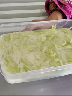 Foto resep Es Buah Melon Fiber Creme