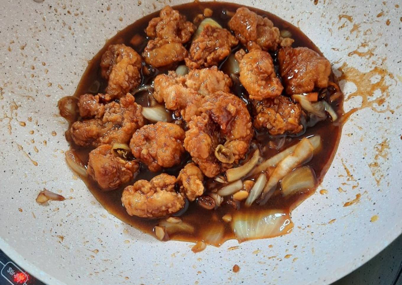 Ayam goreng pokpok mentega simple