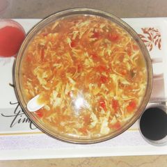 A picture of Hot Chicken Veggie Corn Soup.