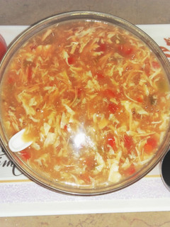 A picture of Hot Chicken Veggie Corn Soup.
