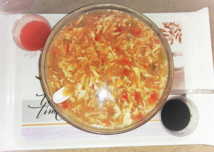 Recipe of Speedy Hot Chicken Veggie Corn Soup
