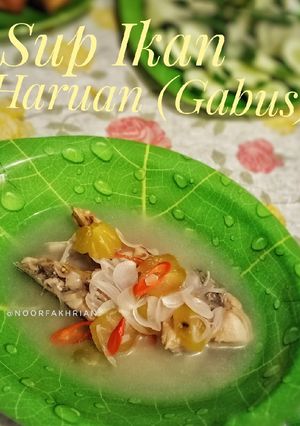 Foto resep Sup Ikan Haruan (Gabus) a.k.a Jarangan Kepala Haruan