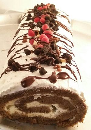 Una foto de Arrollado de chocolate🍫