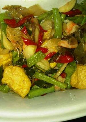 Foto resep Tumis Buncis,tahu dan udang 