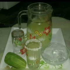 A picture of Cucumber and ginger drink.