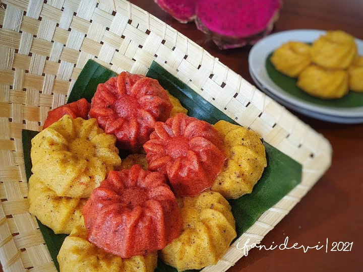 Cara Gampang Menyiapkan Resep 426. Bolu Kukus Buah Naga yang  Bikin Ketagihan Anti Ribet, Bisa Manjain Lidah
