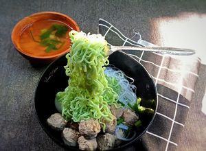 Foto resep Mie bakso kuah segar