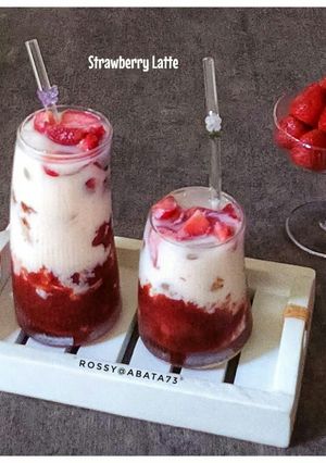 Foto resep Strawberry Latte