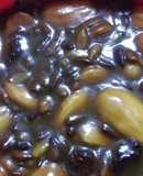 Crocante de frutos secos y licor café