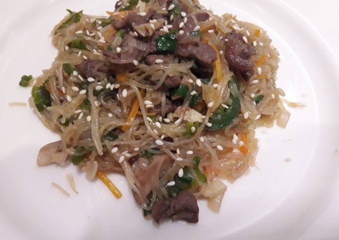 So un ala korea (japchae)