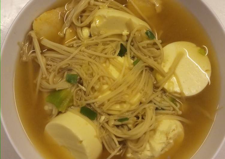 Bagaimana mengolah Miso soup (diet) 266 kalori Lezat