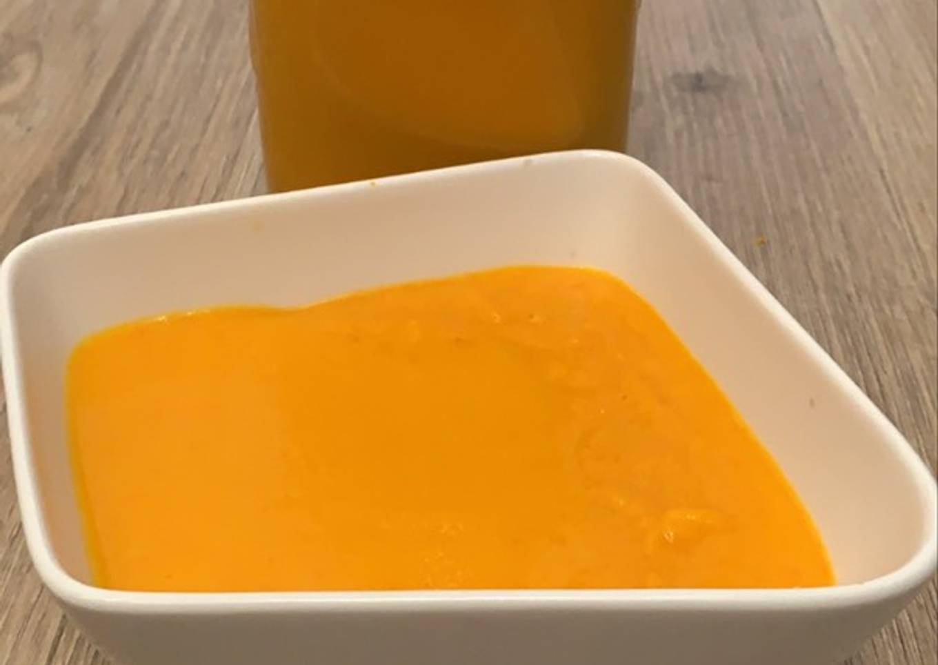 Soupe de potimarron poireaux au Thermomix