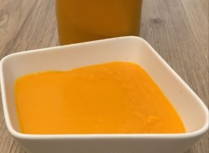 Une photo de Soupe de potimarron poireaux au Thermomix