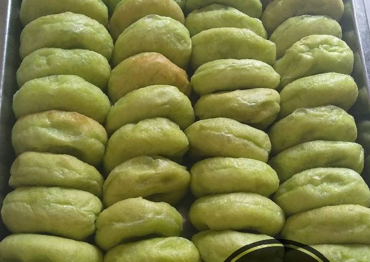 Donat Pandan 1x proofing