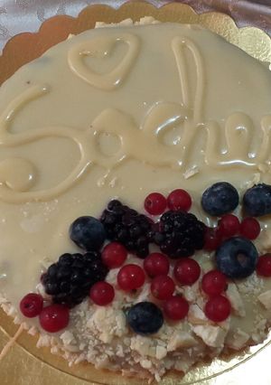 Foto di Sacher torte bianca