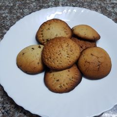 Orange, banana cookies A picture of Orange, banana cookies.