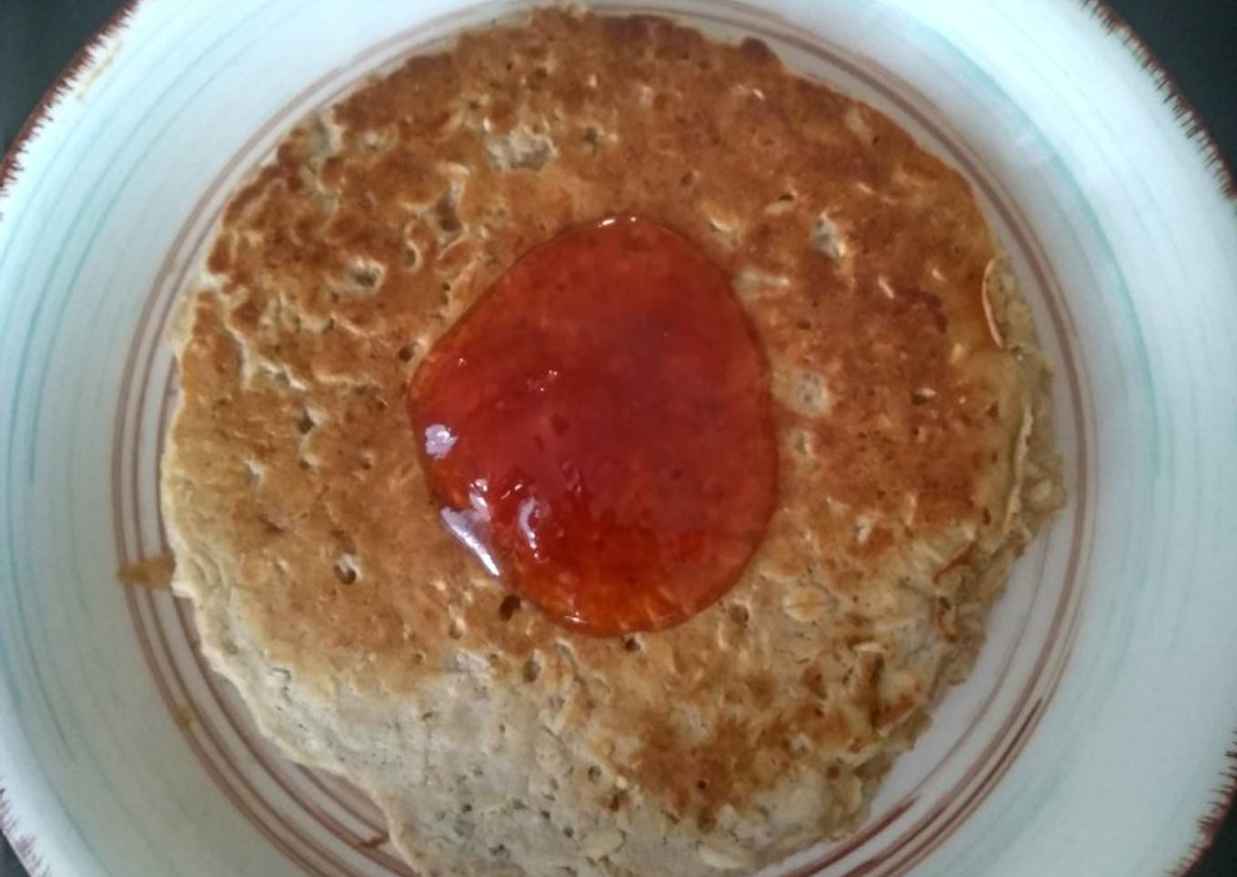 Hotcakes de avena con chía