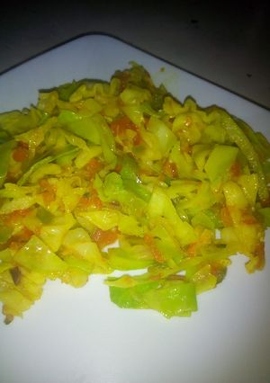 A picture of Tumeric stir fry vegetables #AuthorMarathon.