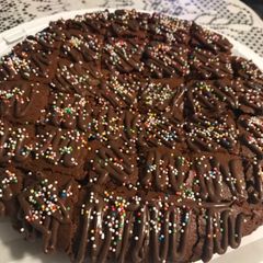 A picture of Easy Eggless Brownies.
