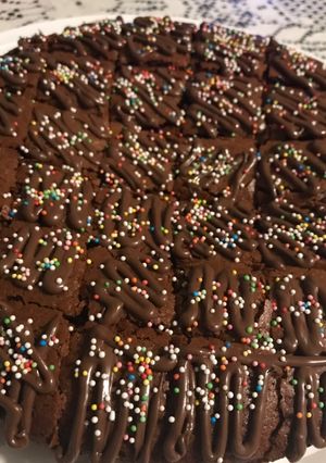 A picture of Easy Eggless Brownies.