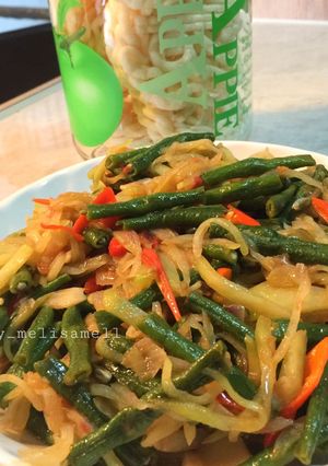 Foto resep Oseng kacang manisa/labu siam