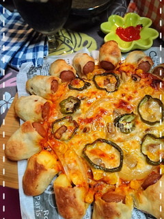 Foto resep Hot dog bites pizza