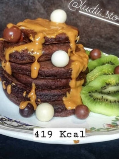 Une photo de Pancakes Chocolat et patate douce