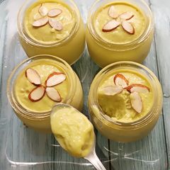 A picture of Avocado and mango Pudding.