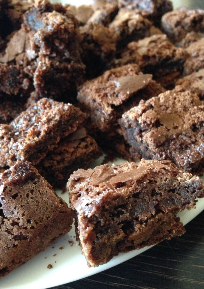 Una foto de Brownies caseros