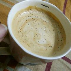 Frothy coffee A picture of Frothy coffee.