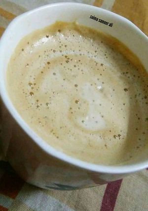 A picture of Frothy coffee.