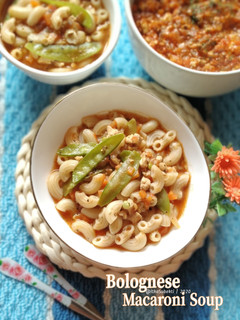 Foto resep 151. Bolognese Macaroni Soup