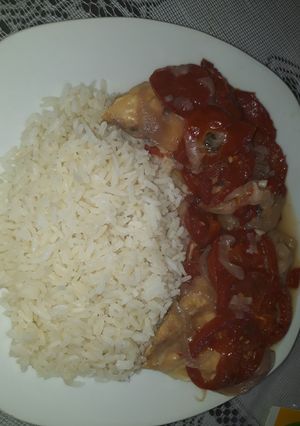 Una foto de Arroz tostado