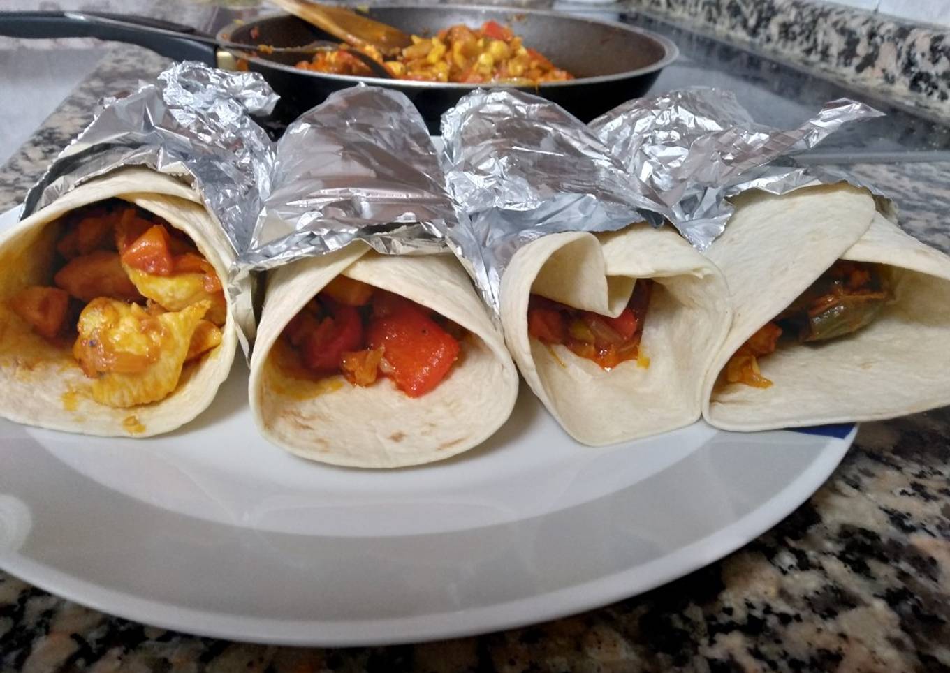Fajitas de pollo