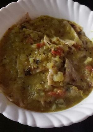 A picture of Mix veg dal dhokli.