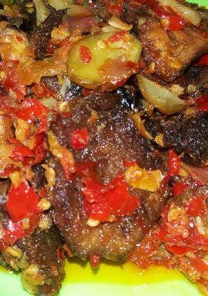 Foto resep Dendeng, jengkol balado