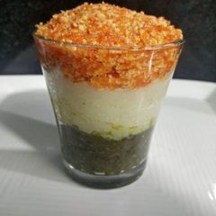 A picture of Tiranga Halwa.
