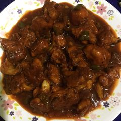 A picture of Gobhi Manchurian.