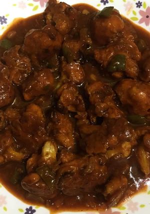 A picture of Gobhi Manchurian.