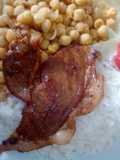 Garbanzo con chuleta de cerdo