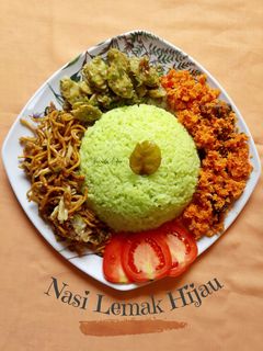 Foto resep Nasi Lemak Hijau