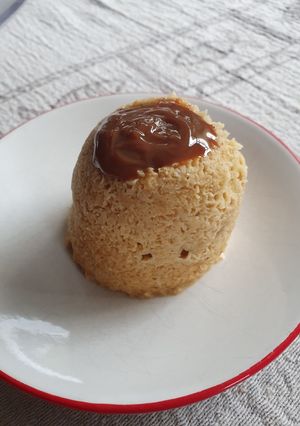 Una foto de Mug cake de Banana Split