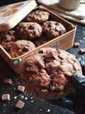 كوكيز الكاكاو و الشوكولاتة🍪🍫Cookies