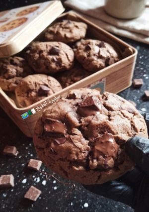 صورة لوصفة كوكيز الكاكاو و الشوكولاتة🍪🍫Cookies