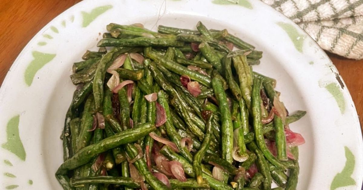 Tumis Kacang Panjang Asam Jawa