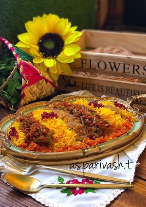 عکسی از دستور لوبيا پلو مجلسی